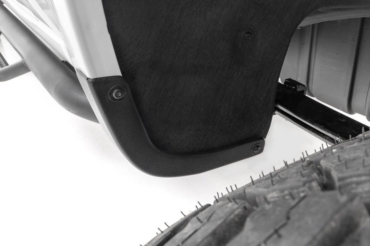 Chevrolet Silverado 1500 Mud Flap Delete Kit - Rough Country - Tri-Blend ABS - '19-'24